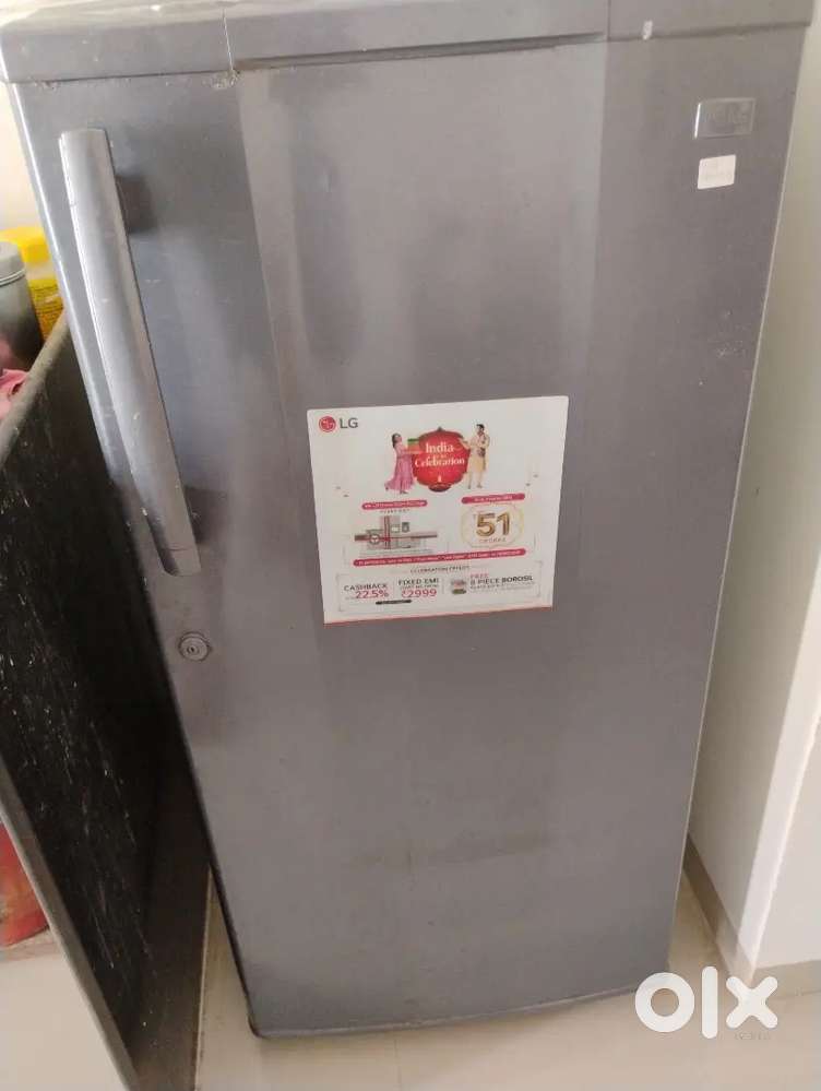 Single door Fridge with 5 year compressor warranty for sale
