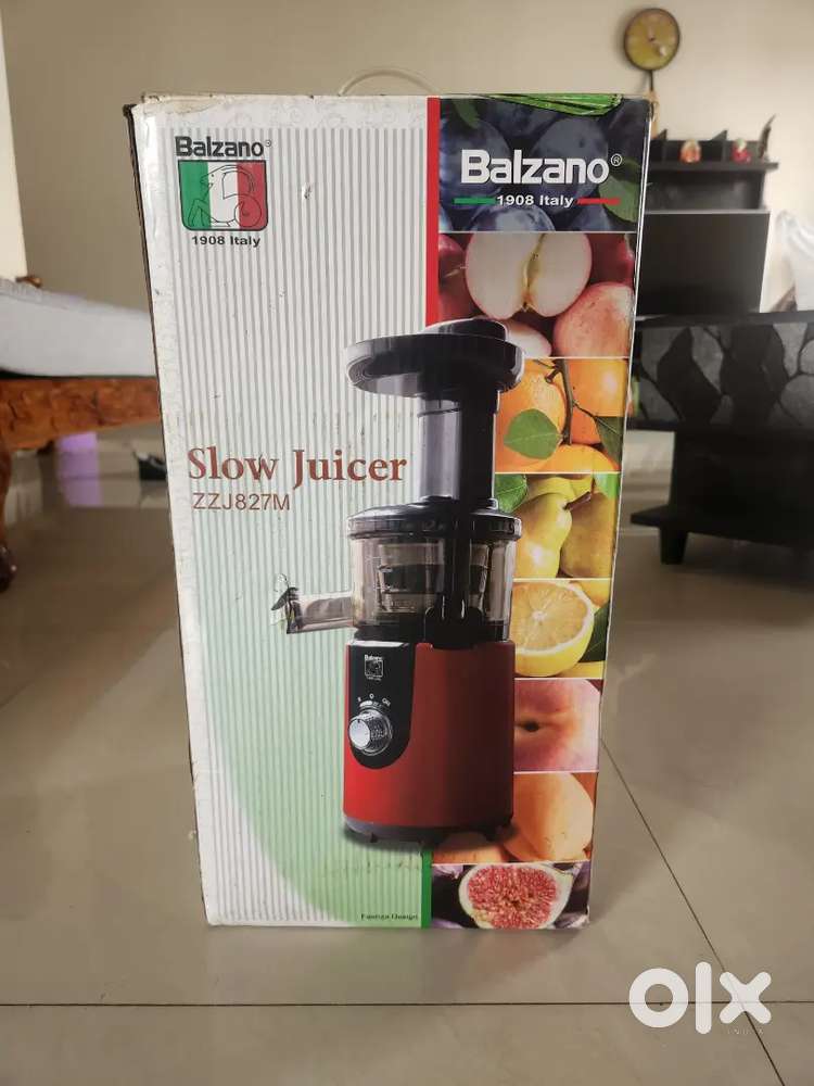 Balzano Italy Slow Juicer Perfect for helthy fruit and vegetable juice