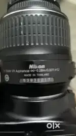 Nikon d5100 camera body and lens