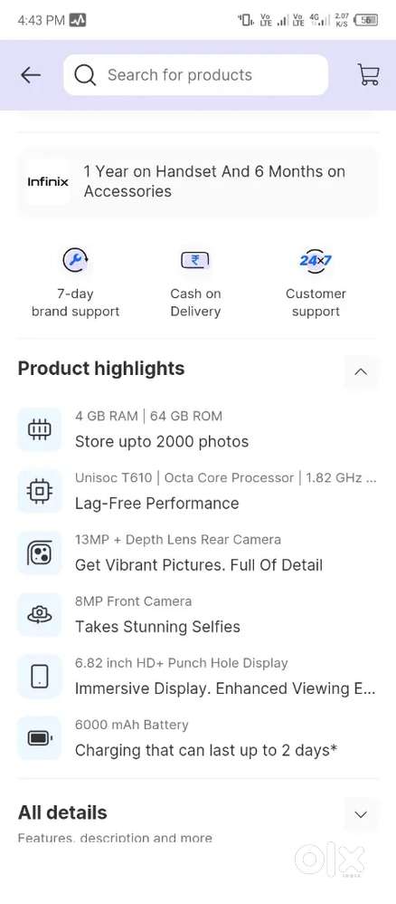 Hot 12 play - 4/64  phone me koi problem nhi hai badiya chalta hai