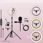 Modern Ring Light With A Mic Free