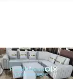 New Leather L SHAPE SOFA SET DIRECT FROM FACTORY EMI AVAILABLE FURN