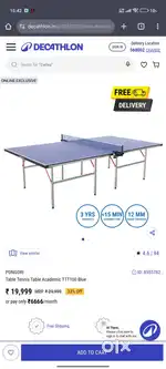 TT Table tennis table