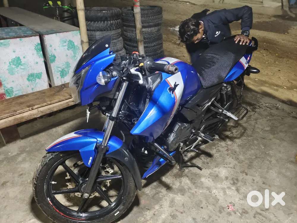 Apache 160 blue colour double disk