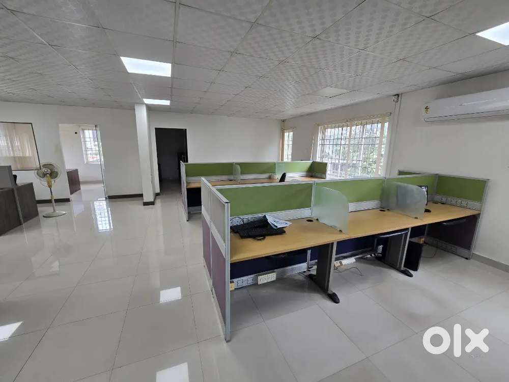 1400sqft fully furnished office space for rent mavelipuram kakkanad