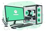 New Desktop 1Years warranty & Quantity Service any laptop & desktop.