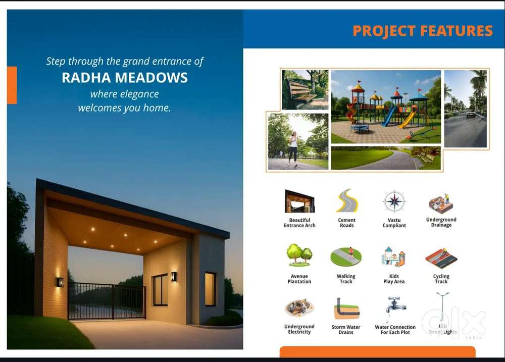 Gated community villa plots available @ medchal highway