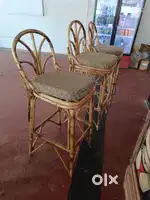 BRAND NEW BAR STOOLS WITH BACKREST AND CUSHIONS
