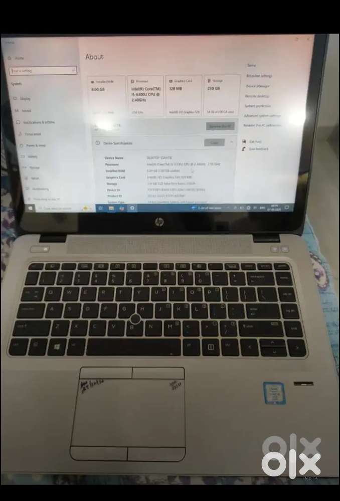 Urgent sell laptop i5 processor 516gm SSD