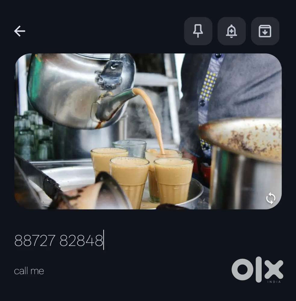 need a boy for tea stall.