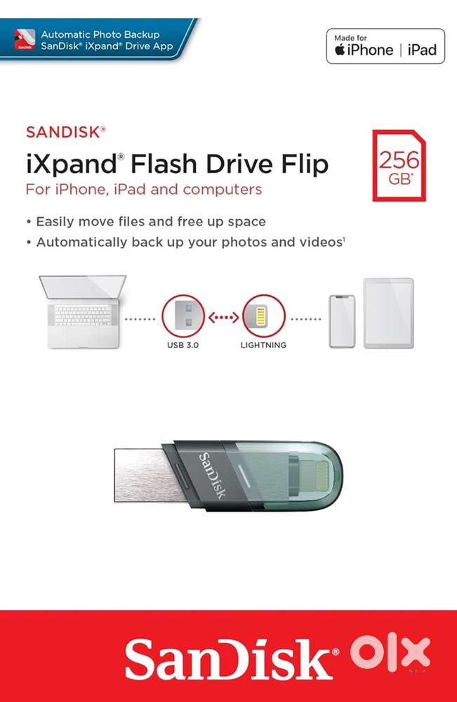 Sandisk Ixpand drive 256 gb