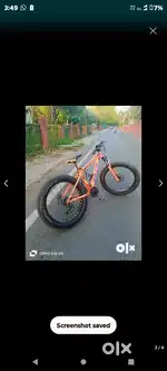 Fat tyre cycle