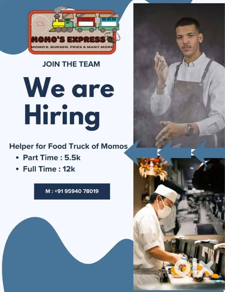 Helper for food truck