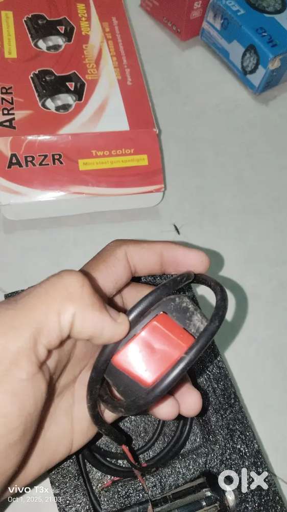 Fog light and switch
