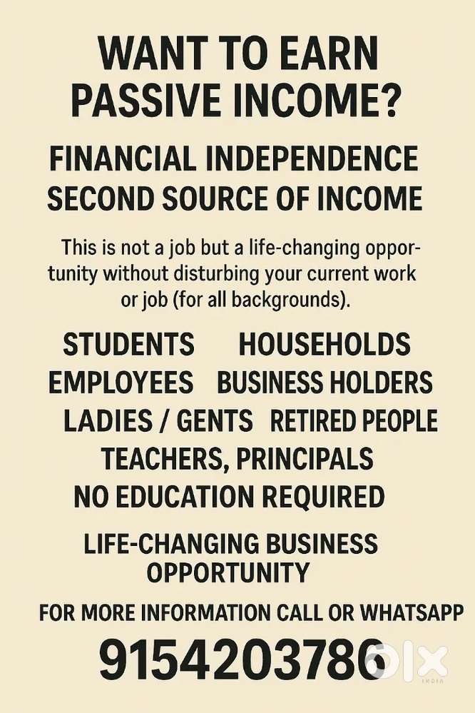 Helping people to earn passive income/Financially Independent