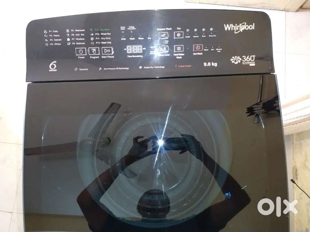 LG Fully Automatic top loaded 360 bloomwash 9 Kg Washing machine