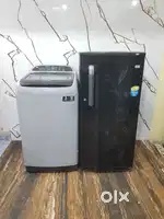 Best combo offer available refrigerator and washing machine excellent