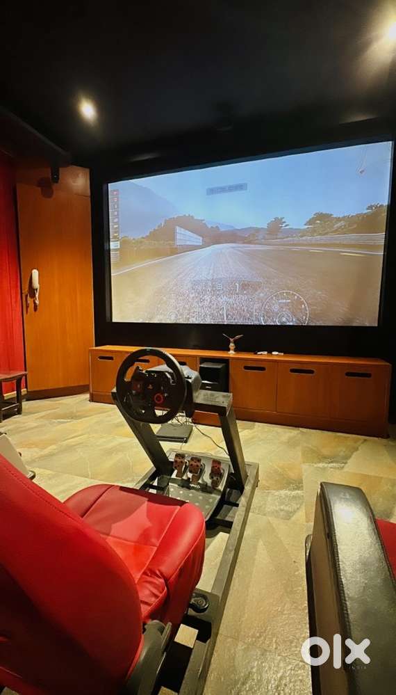 Logitech G29 Racing Wheel with Floor pedal and Racing Chair setup