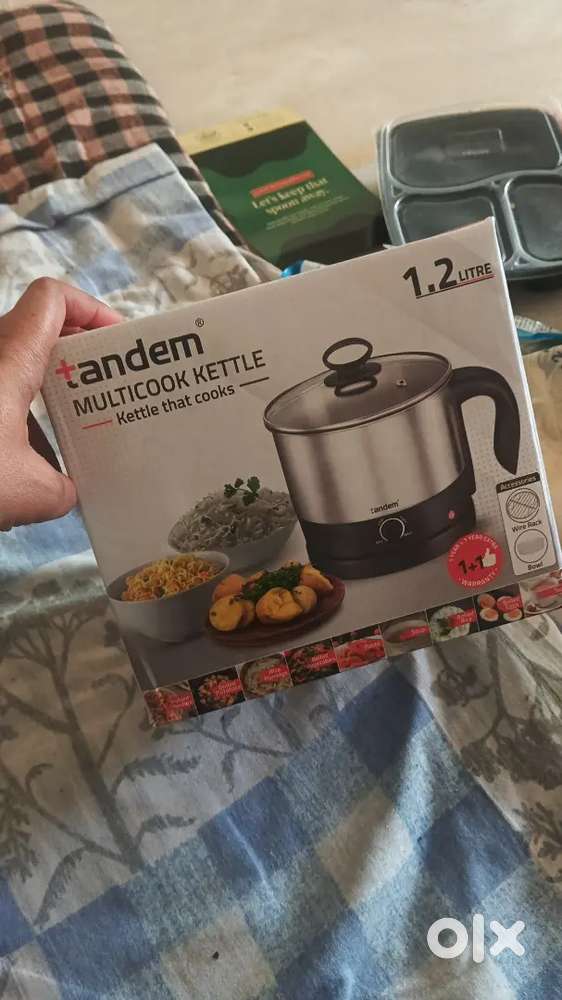 Tenadm electric multicook / bijli se khana, chaye banane ka bartan