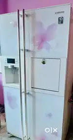 Samsung side by side refrigerator with water dispensor
