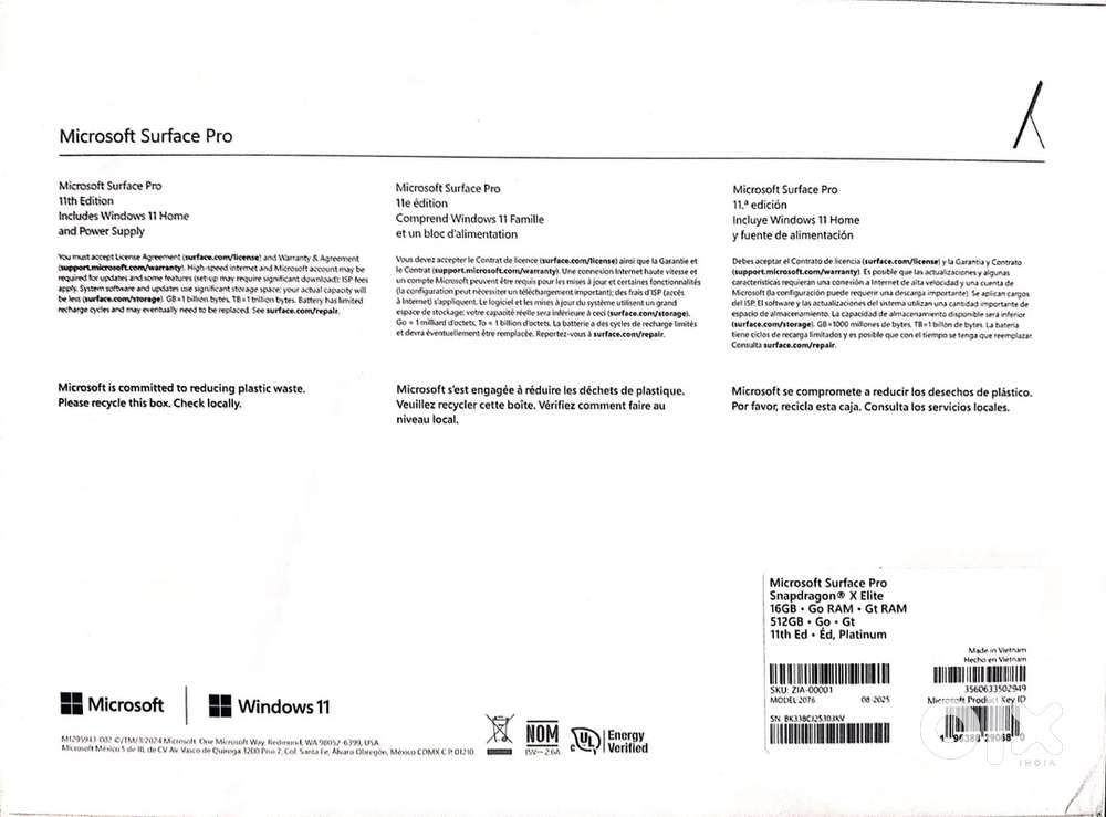 Microsoft Surface Pro 11th Edition
