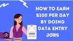 Data entry typing job