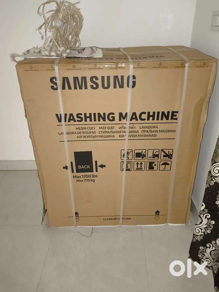 Want to sell brand new washing machine not used Packet