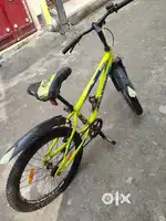 HERO Neon green colour Cycle