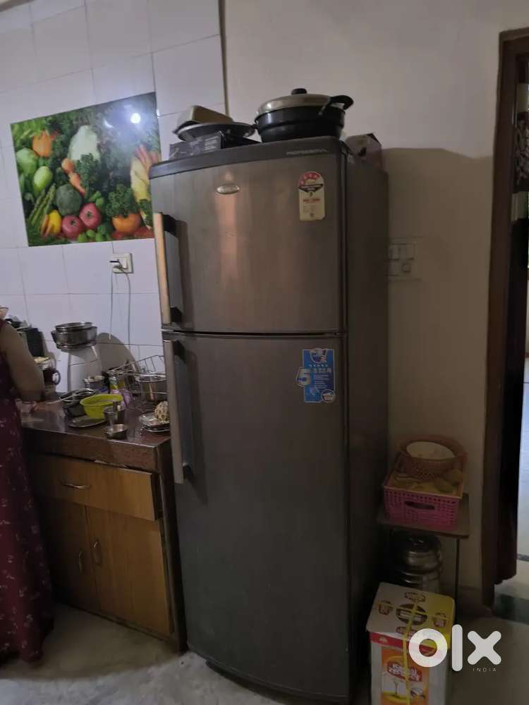 Urgent sale 310 L double door Whirlpool 4 star fridge