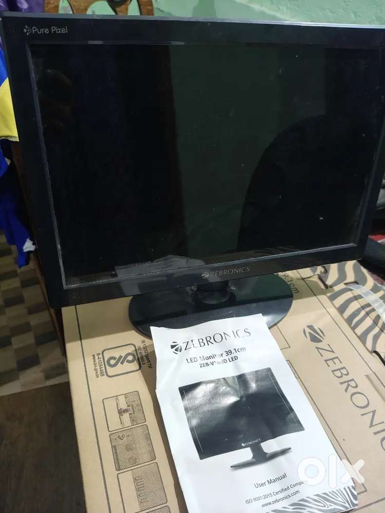 Zebronics ZEB-V16HD 15.4-inch LED Monitor (Excellent Condition)