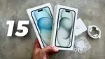 Iphone 15 blue , black