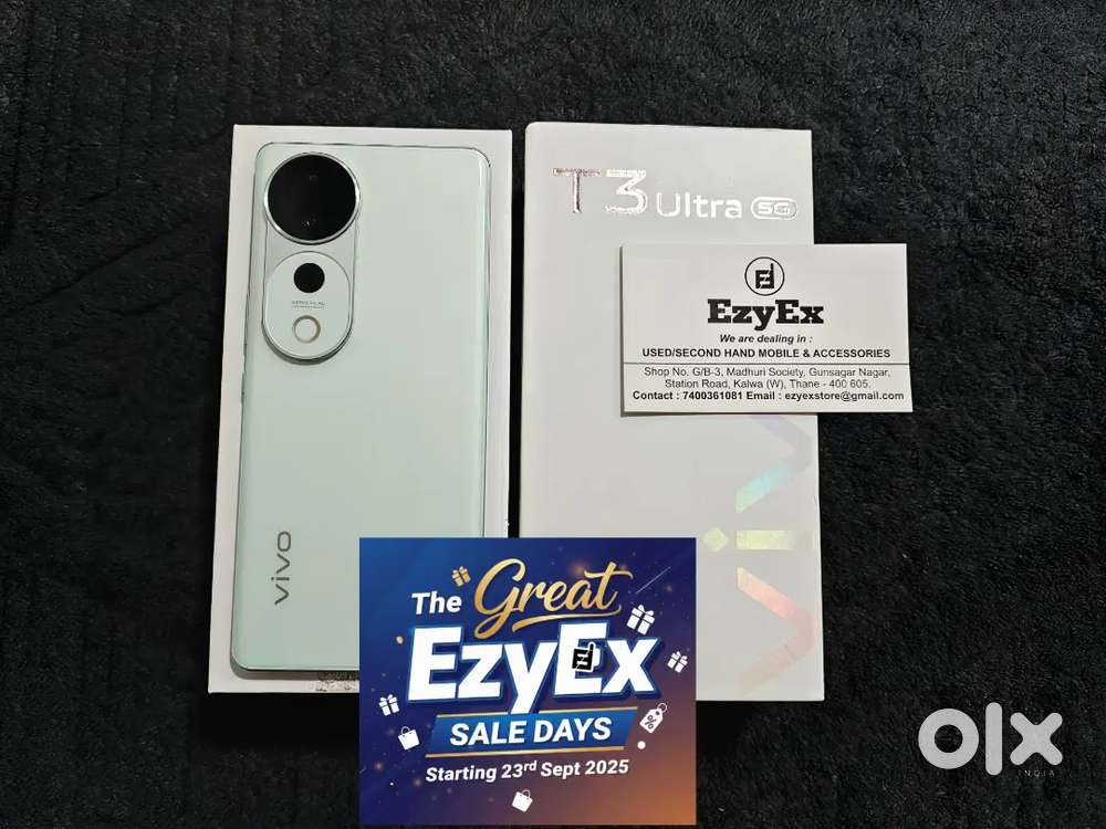 EZYEX SALE - Vivo T3 Ultra 5G (12/256 GB) - 2 Months Old