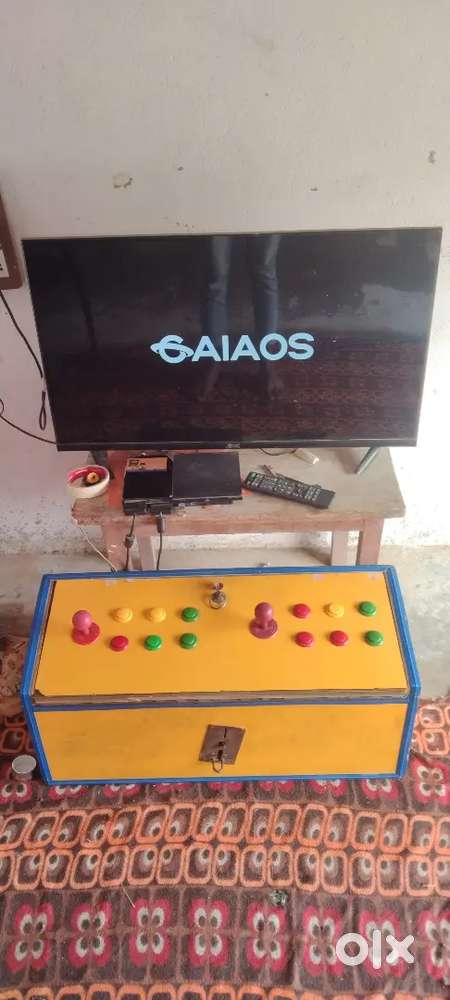 PS2  LCD and arcade box all setup