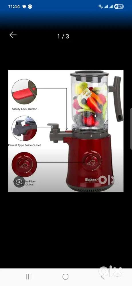 Balzano Premium Juicer Brand New