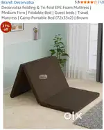 New Folding & Tri-fold EPE Foam Mattress/ Travel Bed/ Guest Bed