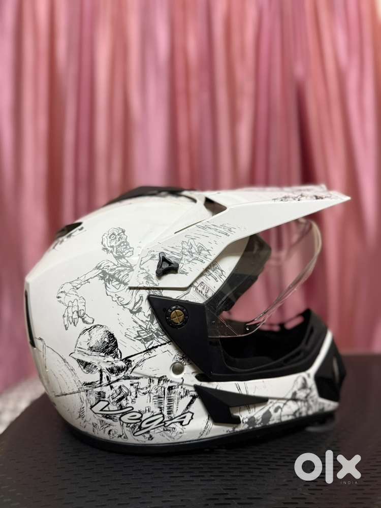 Vega Motocross Helmet (white)