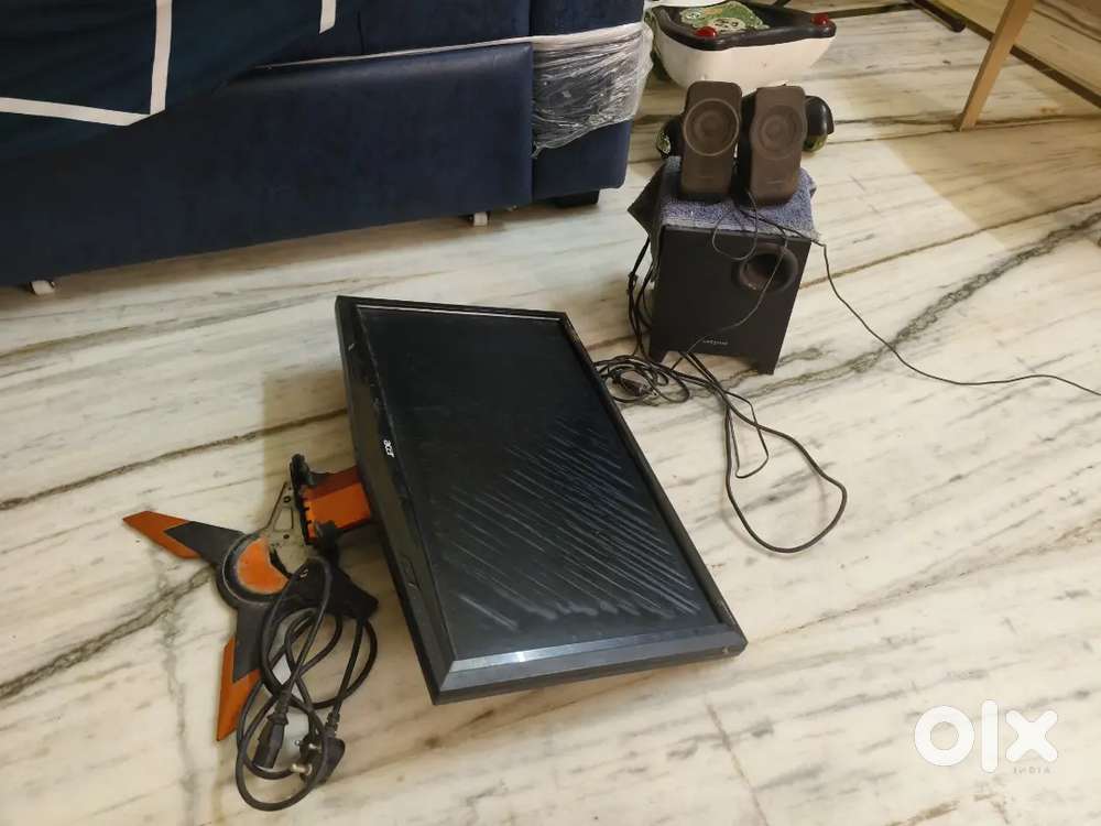 24 inch acer monitor with woofer system
