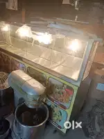 Vadapav panipuri, sandwich,fodd steel counter