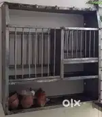 Move out sale Stainless steel rack stand for vessels.