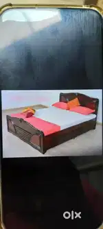 New queen size bed without storage in wholesale price
