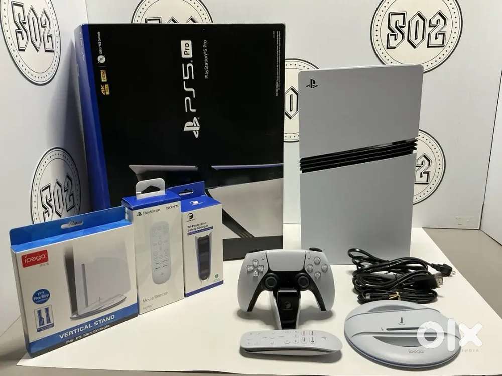 Sony PlayStation 5 Pro PS5 2TB White Console Gaming System CFI-7019