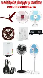 Fan and kitchen appliances