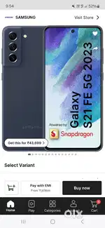 Samsung s21 fe 5g phone h good condition