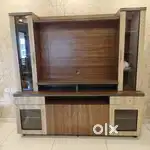 One T V stand with Showcase