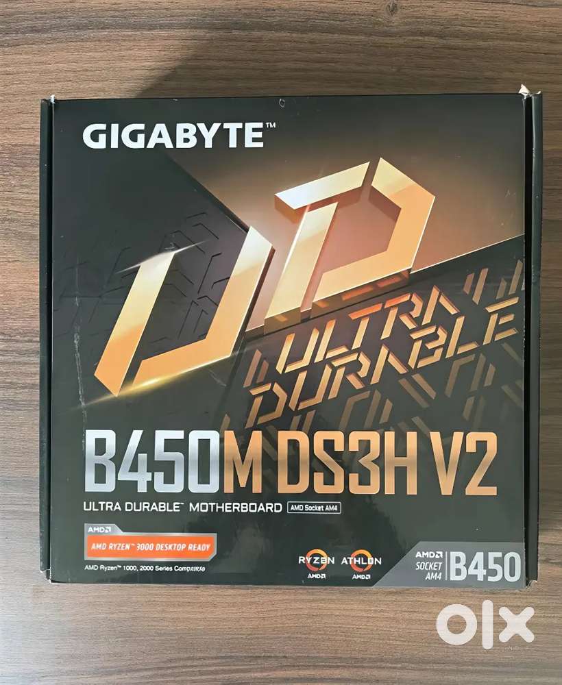 Gigiabyte B450M DS3H V2 Motherboard AMD Ryzen Processors b450 ddr4