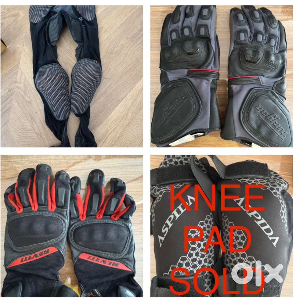 Riding protectors knee pads glove gauntlet check description for price