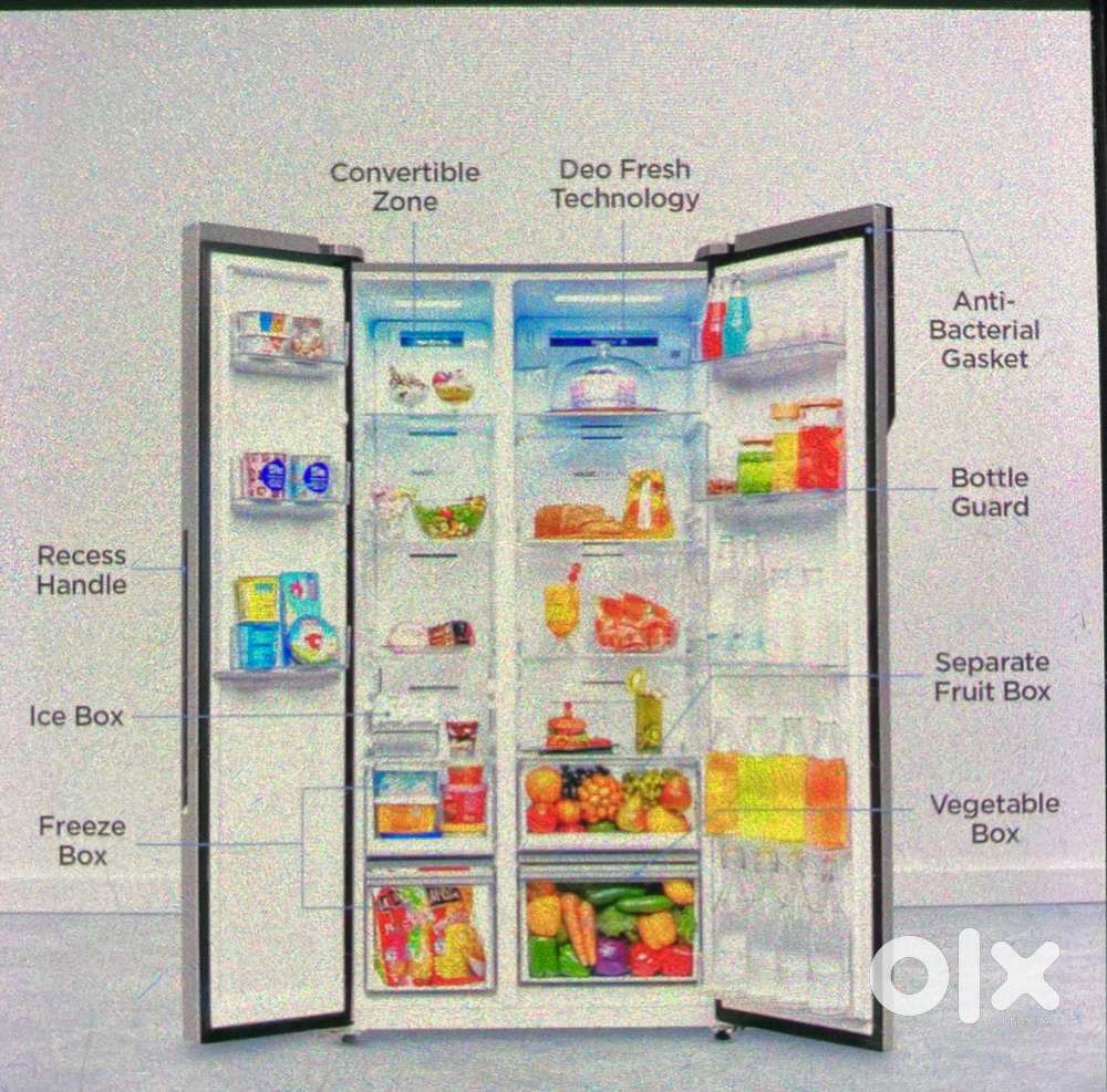 Haier 596L fridge side by side double door