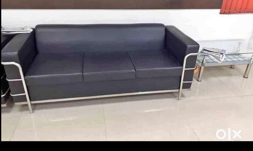 New steel frame Three seater sofa