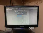 Samsung Lcd monitor and Hcl cpu with keyboard and mouse