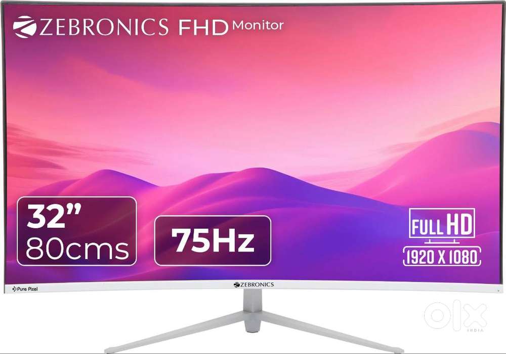 ZEBRONICS Monitor (32 inch) Curved Full HD